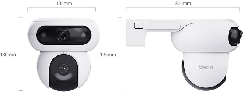 Kamera IP Ezviz H90 4MP+4MP Kamera IP Ezviz H90 4MP+4MP