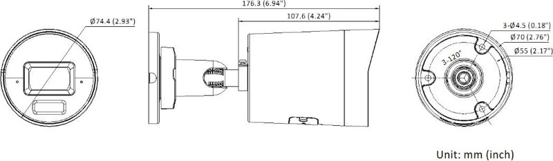 Kamera IP Hikvision DS-2CD2083G2-LI2U/SL 2.8mm PL Kamera IP Hikvision DS-2CD2083G2-LI2U/SL 2.8mm PL