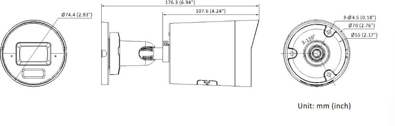 Kamera IP Hikvision DS-2CD2067G3-LI2UY/SL 2.8mm BLACK PL Kamera IP Hikvision DS-2CD2067G3-LI2UY/SL 2.8mm BLACK PL