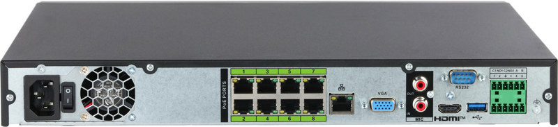 Rejestrator IP Dahua NVR5208-8P-EI2 Rejestrator IP Dahua NVR5208-8P-EI2