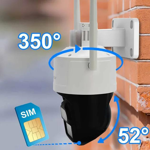 Kamera IP ORLLO Z17 Ultra 4K zewnętrzna obrotowa GSM na kartę SIM 8MPx Kamera IP ORLLO Z17 Ultra 4K zewnętrzna obrotowa GSM na kartę SIM 8MPx