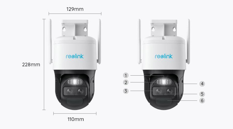 Kamera IP Reolink Trackmix Series G770 8MP LTE akomulatorowa Kamera IP Reolink Trackmix Series G770 8MP LTE akomulatorowa
