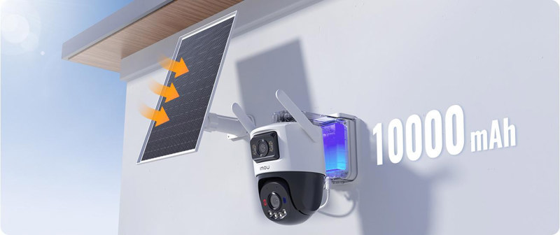 Kamera IP Imou AOV Dual 10MP (5MP+5MP) z panelem solarnym 2.4GHz WiFi+4G Kamera IP Imou AOV Dual 10MP (5MP+5MP) z panelem solarnym 2.4GHz WiFi+4G