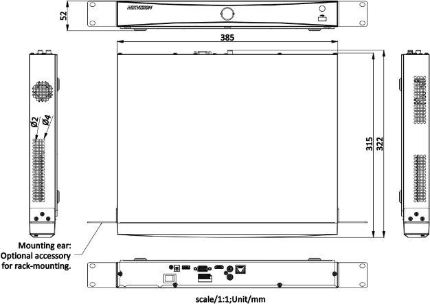 Rejestrator IP Hikvision DS-7632NXI-K2(D) Rejestrator IP Hikvision DS-7632NXI-K2(D)
