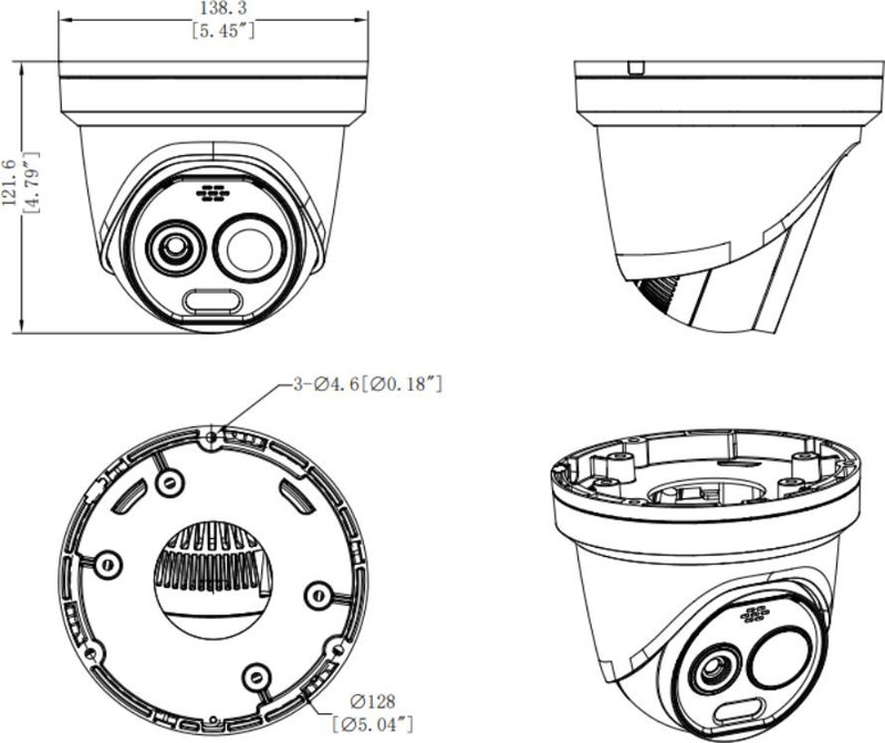 Kamera IP Hikvision HM-TD1228-3/G1/T3A Kamera IP Hikvision HM-TD1228-3/G1/T3A