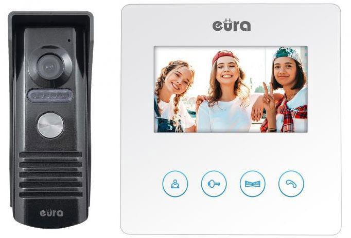 Wideodomofon EURA VDP-52A3 "ATIRA" biały Wideodomofon EURA VDP-52A3 "ATIRA" biały