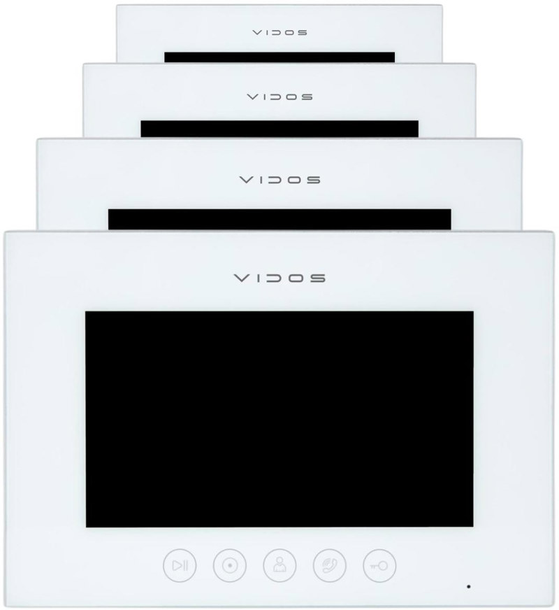 WIDEODOMOFON VIDOS X 4xM11W-X/S11-4 WIDEODOMOFON VIDOS X 4xM11W-X/S11-4