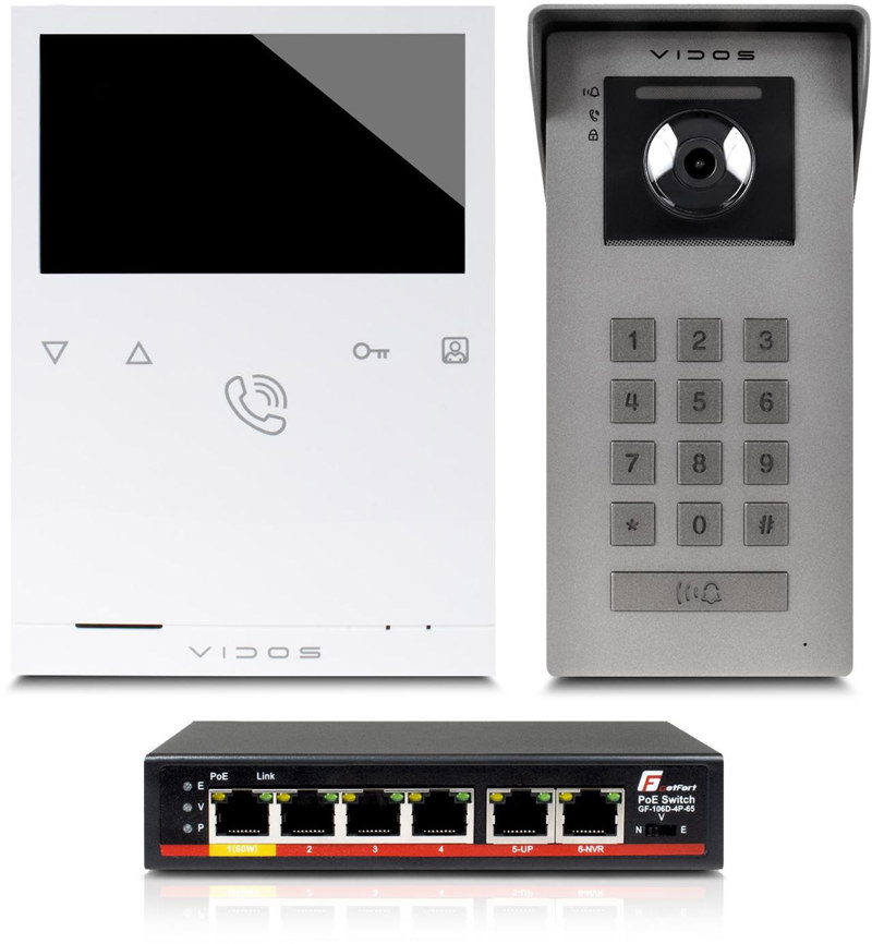 Wideodomofon VIDOS IPX S100/M101 Wideodomofon VIDOS IPX S100/M101