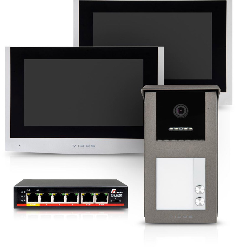 Wideodomofon VIDOS IPX S101-2/M100-X Wideodomofon VIDOS IPX S101-2/M100-X