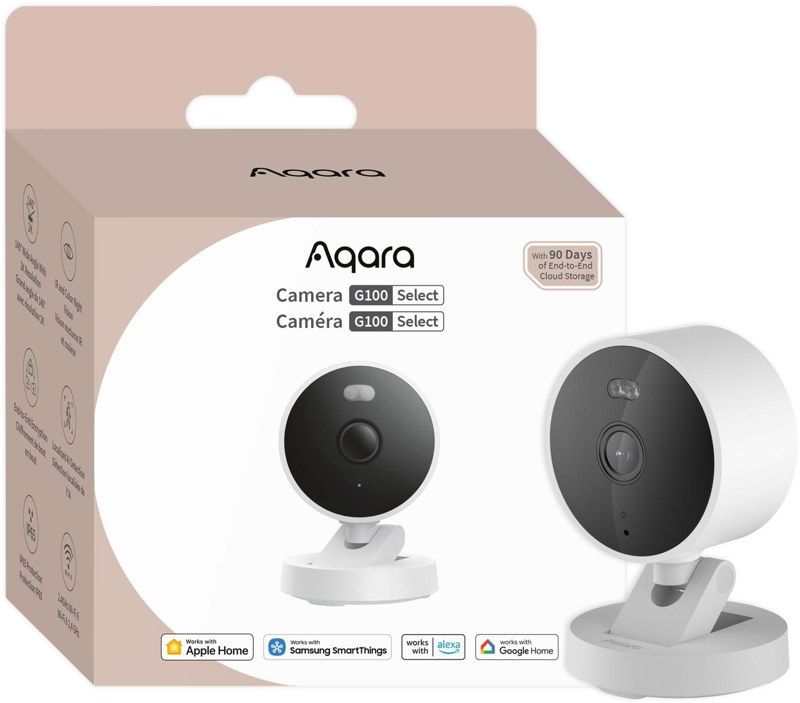 Aqara Camera G100 Select Biała | Kamera IP | 1296p Aqara Camera G100 Select Biała | Kamera IP | 1296p