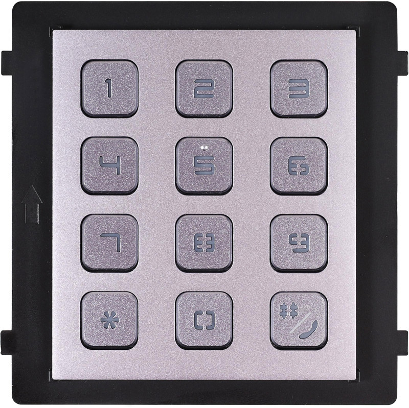WIDEODOMOFON HIKVISION DS-KIS704EY-ACW2/Aluminium WIDEODOMOFON HIKVISION DS-KIS704EY-ACW2/Aluminium