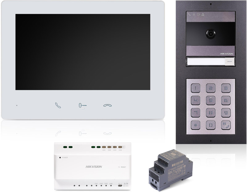 WIDEODOMOFON HIKVISION DS-KIS704EY-ACF2/Aluminium WIDEODOMOFON HIKVISION DS-KIS704EY-ACF2/Aluminium