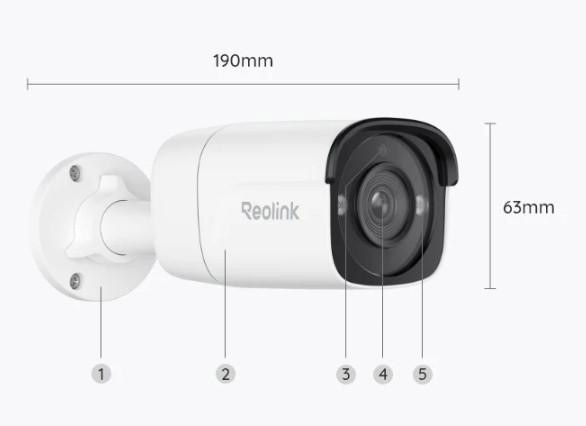 Kamera IP Reolink P330 8Mpix POE P2P IR 30m biała Kamera IP Reolink P330 8Mpix POE P2P IR 30m biała
