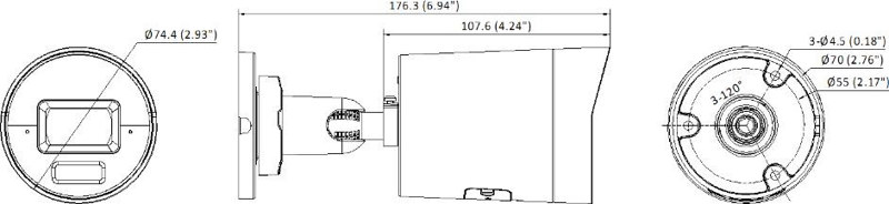 Kamera IP Hikvision 12MP DS-2CD20126G3-IUY/SL(2.8mm)(eF) BLACK Kamera IP Hikvision 12MP DS-2CD20126G3-IUY/SL(2.8mm)(eF) BLACK