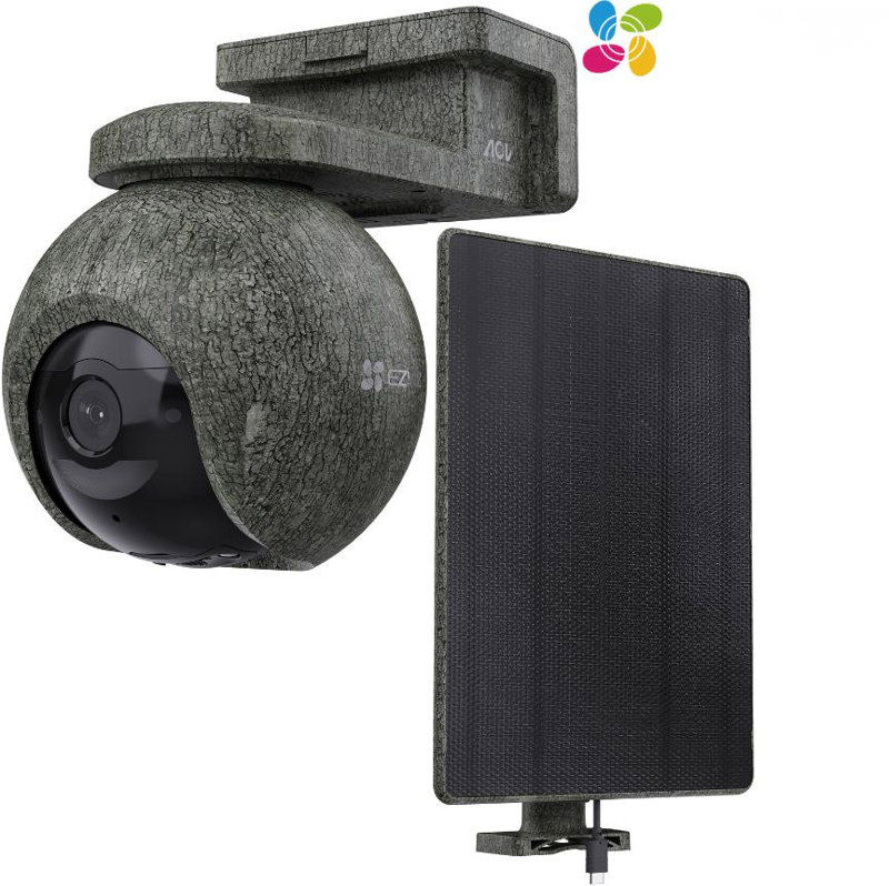 Kamera IP Ezviz EB8 PRO 4G Ranger Kit 8MP z panelem słonecznym 8W 4G Wi-Fi moro Kamera IP Ezviz EB8 PRO 4G Ranger Kit 8MP z panelem słonecznym 8W 4G Wi-Fi moro
