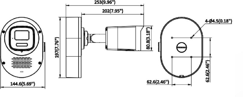 Kamera IP Hikvision DS-2CD1T67G3-LIUF/LSL(2.8mm)(O-STD) Kamera IP Hikvision DS-2CD1T67G3-LIUF/LSL(2.8mm)(O-STD)
