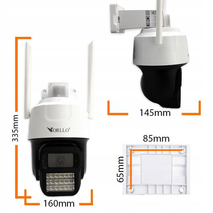 Kamera IP Orllo N2 PT 3MP 4G LTE Kamera IP Orllo N2 PT 3MP 4G LTE