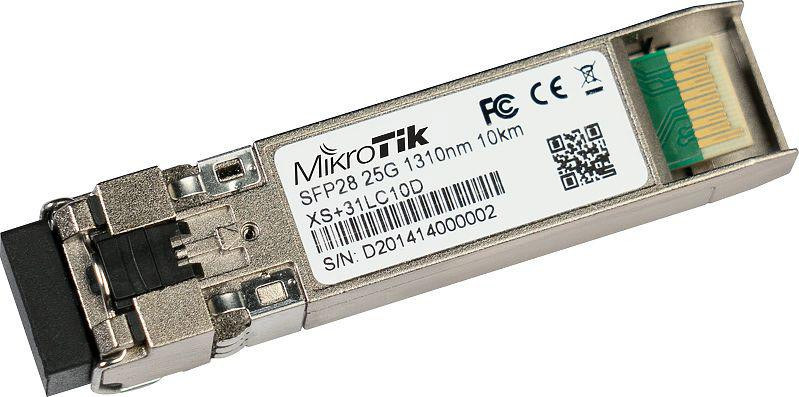 MODUŁ SFP+ MIKROTIK XS+31LC10D SFP/SFP+/SFP28 MODUŁ SFP+ MIKROTIK XS+31LC10D SFP/SFP+/SFP28