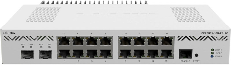 MIKROTIK ROUTERBOARD CCR2004-16G-2S+PC MIKROTIK ROUTERBOARD CCR2004-16G-2S+PC
