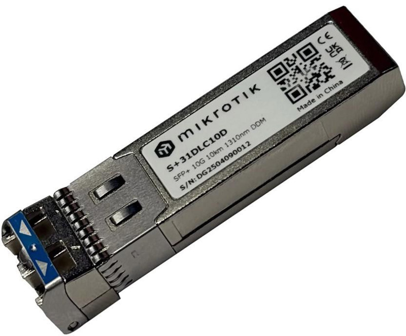 MODUŁ SFP+ MIKROTIK S+31DLC10D SFP/SFP+/SFP28 MODUŁ SFP+ MIKROTIK S+31DLC10D SFP/SFP+/SFP28