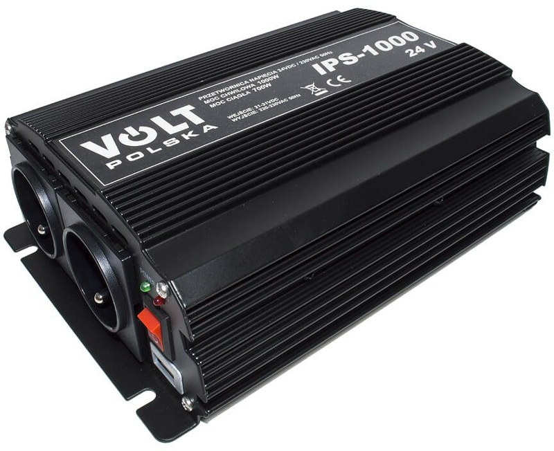 PRZETWORNICA VOLT POLSKA IPS-1000 24V / 230V 700/1000 W PRZETWORNICA VOLT POLSKA IPS-1000 24V / 230V 700/1000 W
