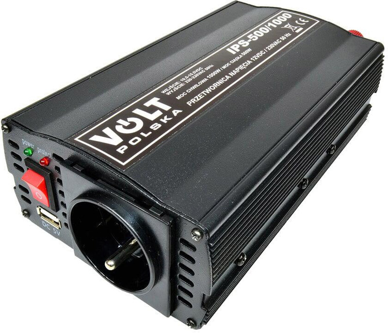 PRZETWORNICA VOLT POLSKA IPS-500/1000 12V/230V 500/1000 W PRZETWORNICA VOLT POLSKA IPS-500/1000 12V/230V 500/1000 W