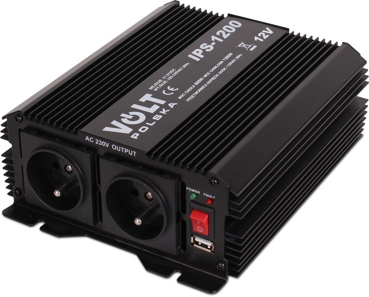 PRZETWORNICA VOLT POLSKA IPS-1200 12V 230V 800/1200W PRZETWORNICA VOLT POLSKA IPS-1200 12V 230V 800/1200W