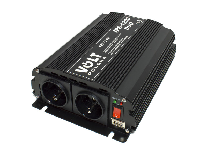 PRZETWORNICA VOLT POLSKA IPS-1200 DUO 12V 24V/230V 600X1200W PRZETWORNICA VOLT POLSKA IPS-1200 DUO 12V 24V/230V 600X1200W