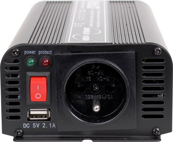 Przetwornica Volt Polska Sinus 500/1000W 24V / 230V Przetwornica Volt Polska Sinus 500/1000W 24V / 230V