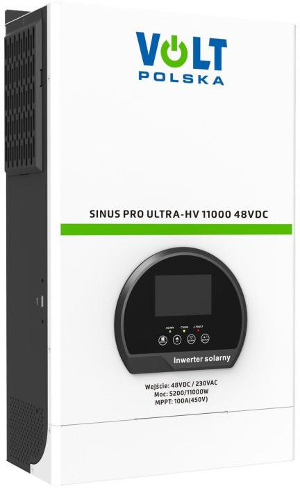Przetwornica inwerter solarny Volt Polska SinusPro Ultra-HV 11000 48V/230V 5200/11000W 100A MPPT (45 Przetwornica inwerter solarny Volt Polska SinusPro Ultra-HV 11000 48V/230V 5200/11000W 100A MPPT (45