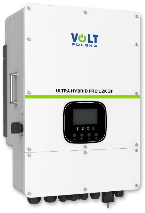 Inwerter solarny hybrydowy Volt Polska Ultra Hybrid Pro 12000W 12K 3F 48/230V-400V 2x MPPT (200-650 Inwerter solarny hybrydowy Volt Polska Ultra Hybrid Pro 12000W 12K 3F 48/230V-400V 2x MPPT (200-650