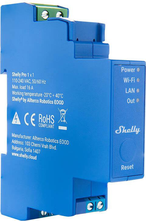 Shelly Pro 1 Shelly Pro 1