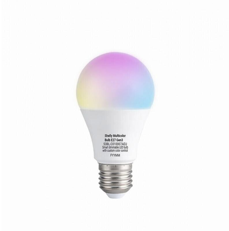 Shelly Multicolor Bulb E27 Gen3 Shelly Multicolor Bulb E27 Gen3