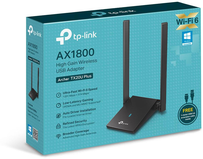 ADAPTER WLAN TP-LINK TX20U PLUS ADAPTER WLAN TP-LINK TX20U PLUS