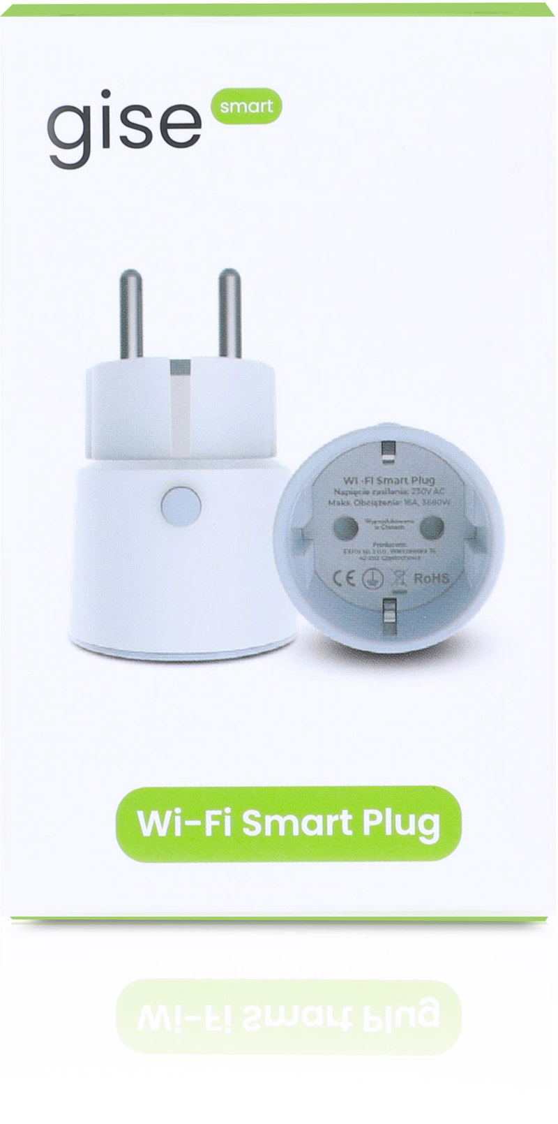 GISE Smart Inteligentne gniazdko WiFi | Tuya | SP-02 GISE Smart Inteligentne gniazdko WiFi | Tuya | SP-02