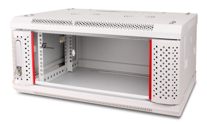 SZAFA RACK GETFORT 19 CALI 4U 600X450 WISZĄCA SZARA SZAFA RACK GETFORT 19 CALI 4U 600X450 WISZĄCA SZARA