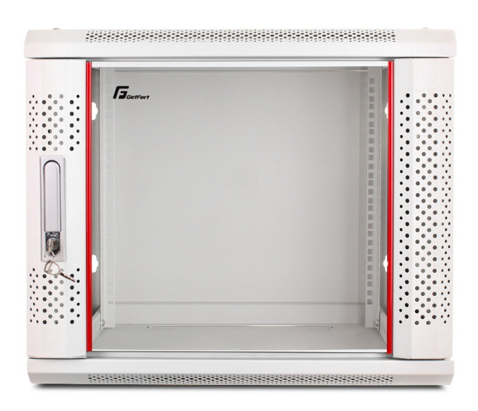 SZAFA RACK GETFORT 19 CALI 9U 600X450 WISZĄCA SZARA SZAFA RACK GETFORT 19 CALI 9U 600X450 WISZĄCA SZARA