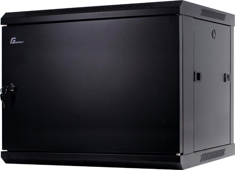 SZAFA RACK GETFORT 19 CALI 9U 600X450 WISZĄCA DRZWI STALOWE