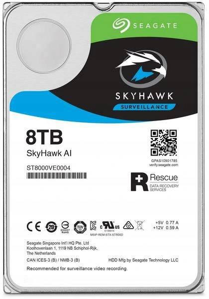 Dysk HDD Seagate SkyHawk AI ST8000VE001 8TB Dysk HDD Seagate SkyHawk AI ST8000VE001 8TB
