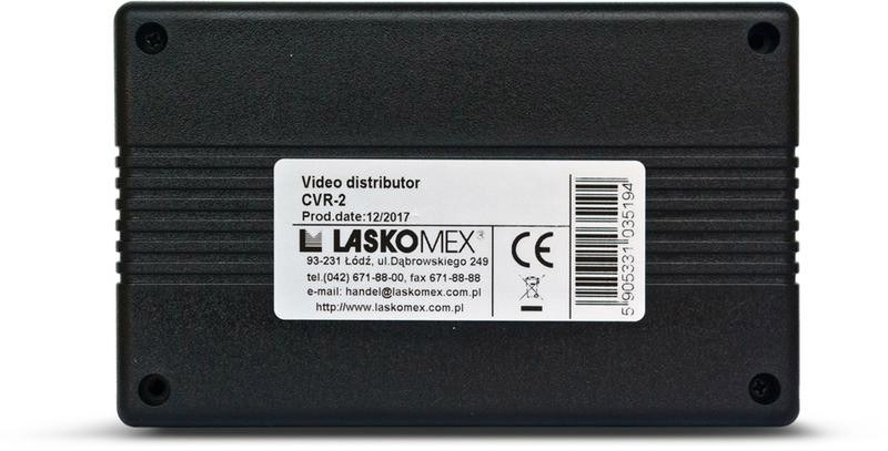 Laskomex CV-R2 CVR-2 Moduł rozdzielacza wideo do monitorów (obsługujący do 4 monitorów) Laskomex CV-R2 CVR-2 Moduł rozdzielacza wideo do monitorów (obsługujący do 4 monitorów)