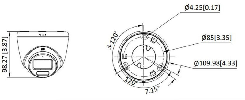 Kamera 4w1 Hikvision DS-2CE72DF3T-LFS(2.8mm)(O-STD) Kamera 4w1 Hikvision DS-2CE72DF3T-LFS(2.8mm)(O-STD)