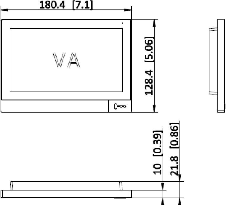 Monitor wideodomofonu Hikvision DS-KH8381-TE1 Monitor wideodomofonu Hikvision DS-KH8381-TE1