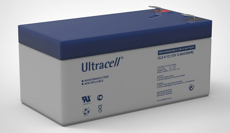 Akumulator AGM ULTRACELL UL 12V 3.4Ah Akumulator AGM ULTRACELL UL 12V 3.4Ah