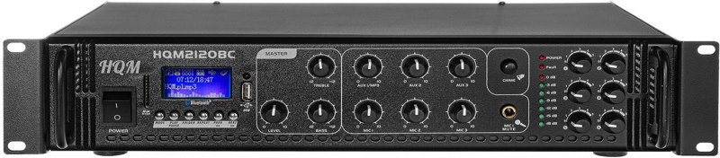 WZMACNIACZ HQM2120BC RADIO FM/MP3/BLUETOOTH 120W WZMACNIACZ HQM2120BC RADIO FM/MP3/BLUETOOTH 120W