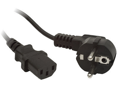 KABEL ZASILAJĄCY CEE 7/7 IEC 320 C13 1.8M WTYCZKA KĄTOWA Lanberg KABEL ZASILAJĄCY CEE 7/7 IEC 320 C13 1.8M WTYCZKA KĄTOWA Lanberg
