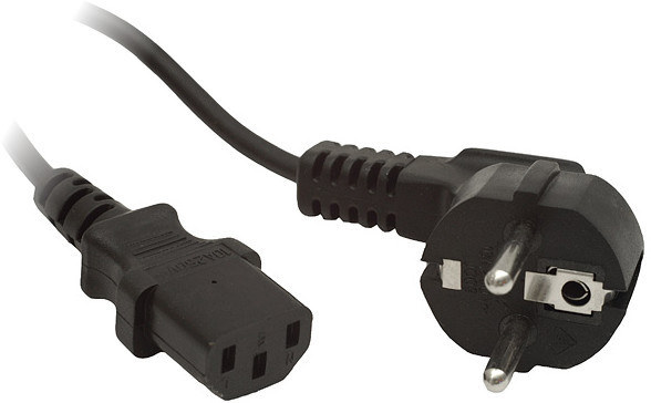 KABEL ZASILAJĄCY CEE 7/7 IEC 320 C13 1.8M WTYCZKA KĄTOWA Lanberg KABEL ZASILAJĄCY CEE 7/7 IEC 320 C13 1.8M WTYCZKA KĄTOWA Lanberg