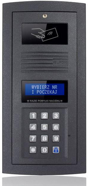 MODUŁ OP-255R-G ELFON OPTIMA RFID GRAFIT MODUŁ OP-255R-G ELFON OPTIMA RFID GRAFIT