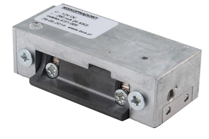 Elektrozaczep Bira Vidos 12VDC symetryczny R5 Elektrozaczep Bira Vidos 12VDC symetryczny R5