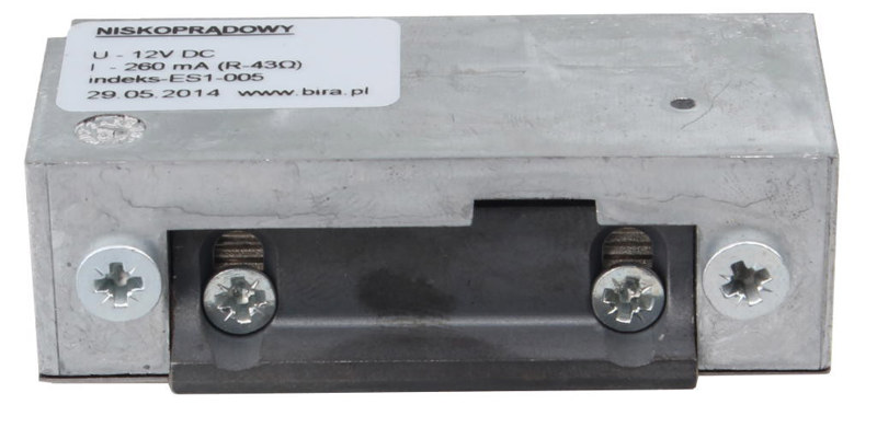 Elektrozaczep Bira Vidos 12VDC symetryczny R5 Elektrozaczep Bira Vidos 12VDC symetryczny R5