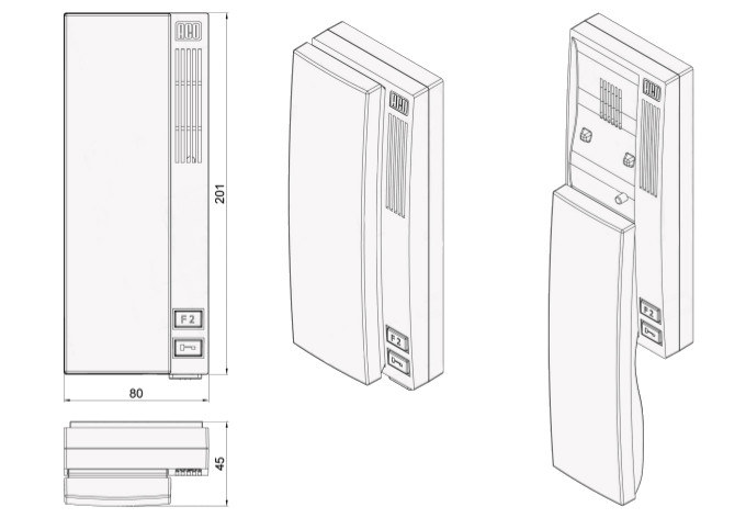 ACO INS-UP720B UNIFON - hold, 1-przycisk; 9313 ACO INS-UP720B UNIFON - hold, 1-przycisk; 9313